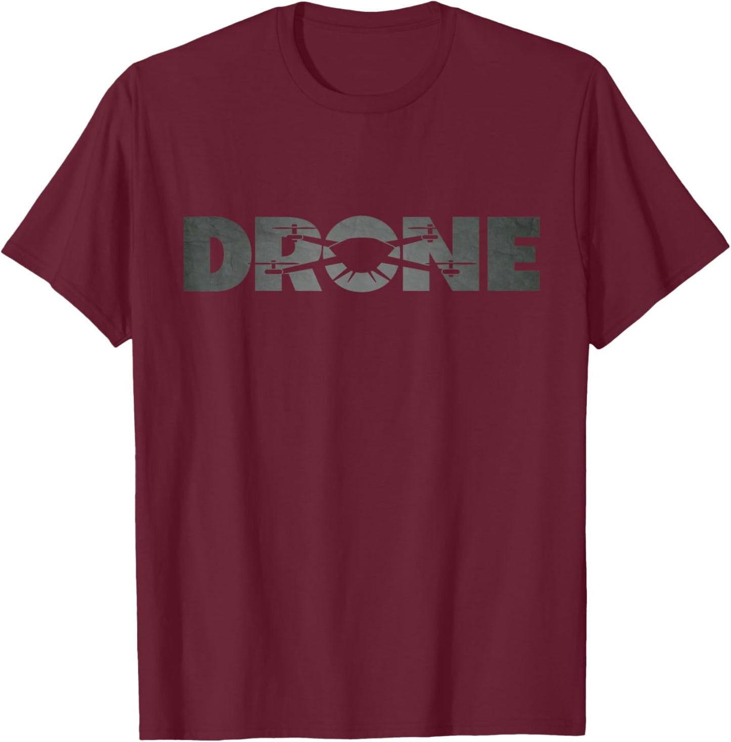 BASBO -Adults, -Kids Drone Pilot , Black, Small, Short Sleeve T-Shirt - T-Shirt | Maroon