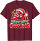 Have a Crappy Christmas - Humor Christmas Poop Women Men T-Shirt - T-Shirt | Maroon