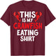 This Is My Crawfish Eating Shirt Funny Crawfish Lover Gifts T-Shirt - T-Shirt | Maroon