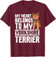 Yorkshire Terrier Heart Yorkie British Dog Breed Fur Parent Men Women T-Shirt - T-Shirt | Maroon