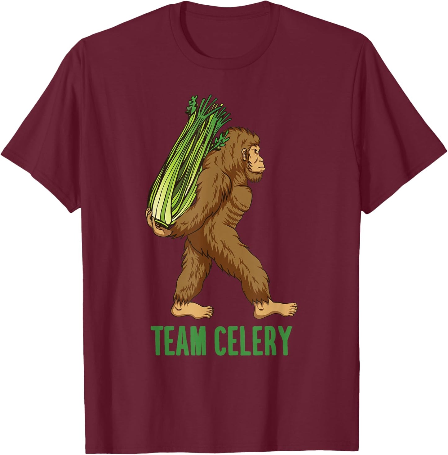 Vegetable Celery Juice Gift Celery Lover T-Shirt - T-Shirt | Maroon