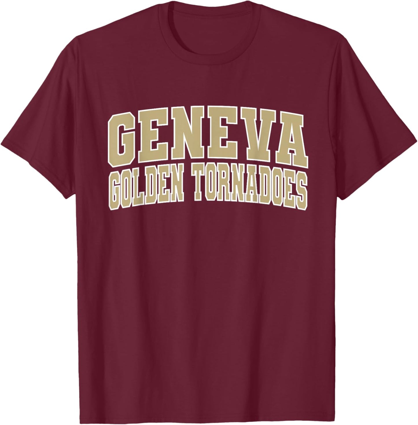Geneva College Apparel Sports Fan T-Shirt - T-Shirt | Maroon