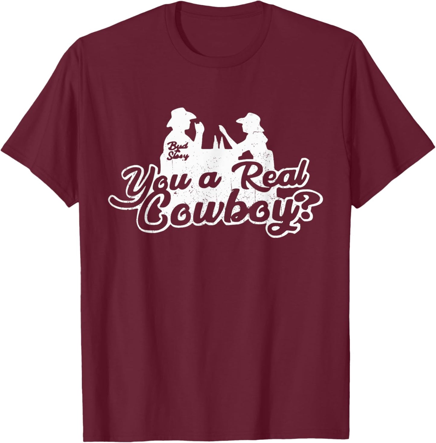 Country Love Gilley's Bud N Sissy | Urban Cowboy T-Shirt - T-Shirt | Maroon