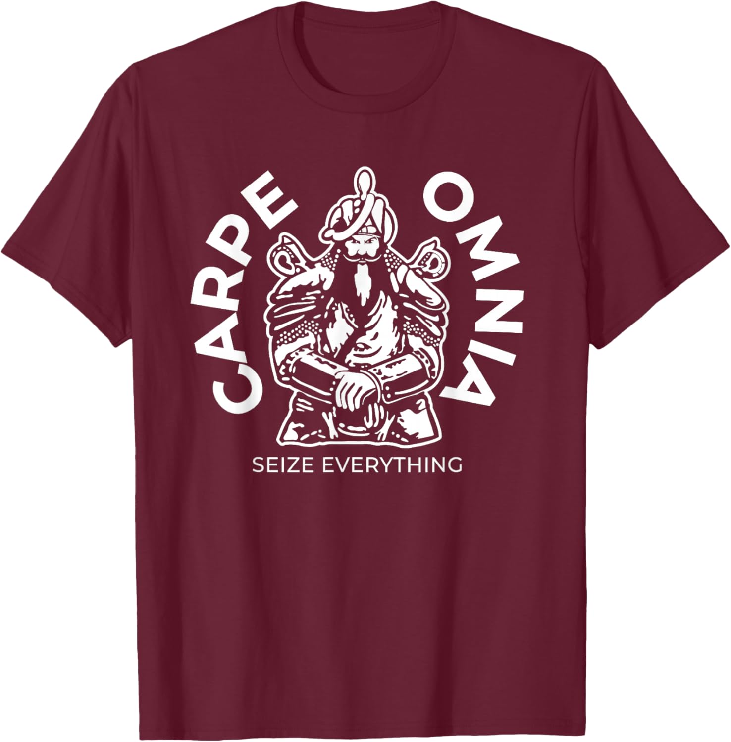 Carpe Omnia Hari Singh Nalwa T-Shirt - T-Shirt | Maroon