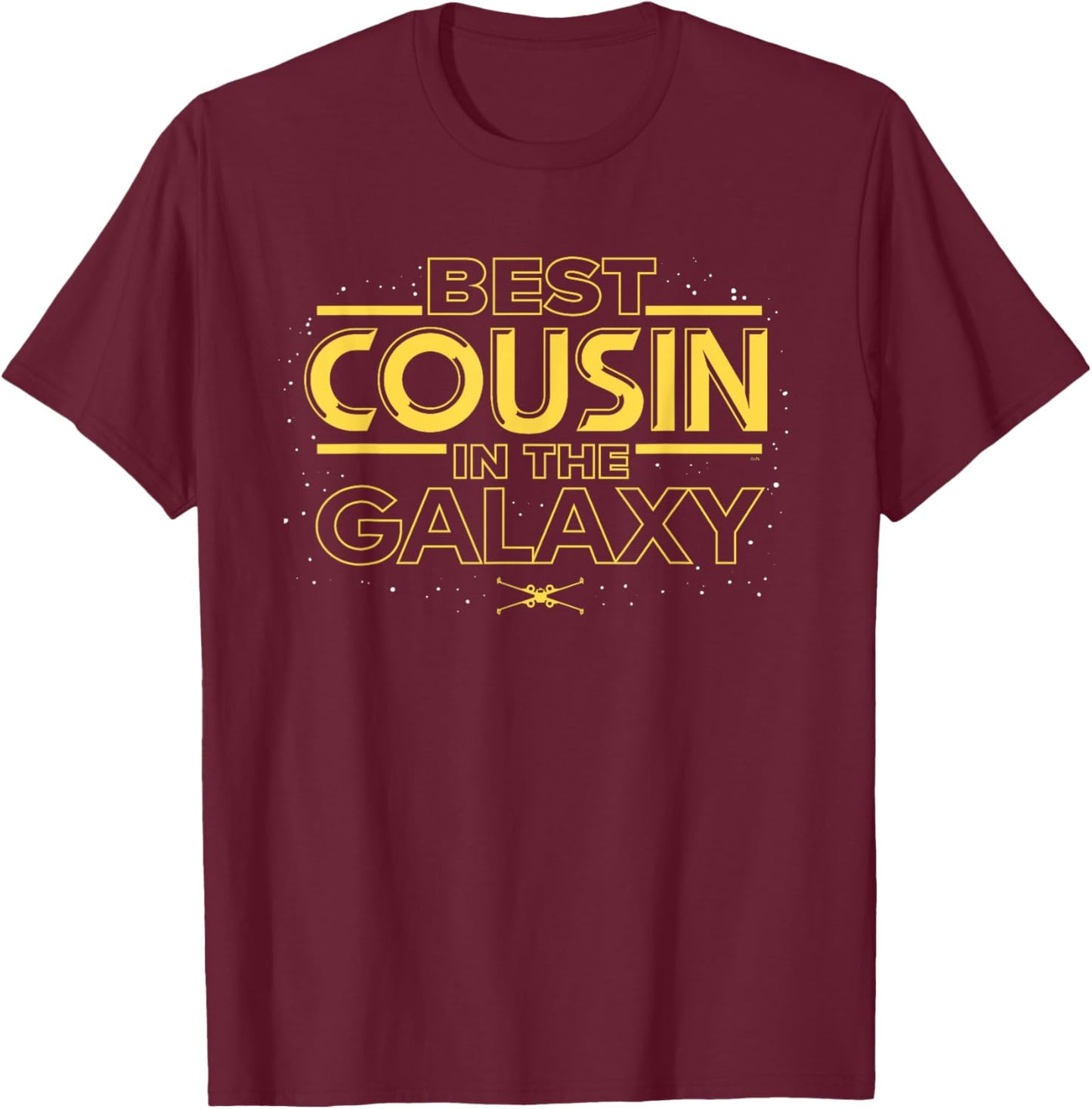Star Wars Best Cousin in the Galaxy Family Trip Birthday T-Shirt - T-Shirt | Maroon