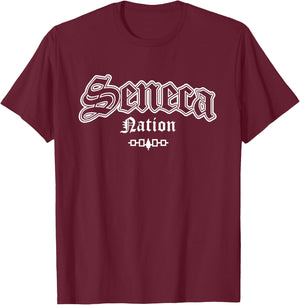 Seneca Nation Iroquois Flag Native American Indian T-Shirt - T-Shirt | Maroon