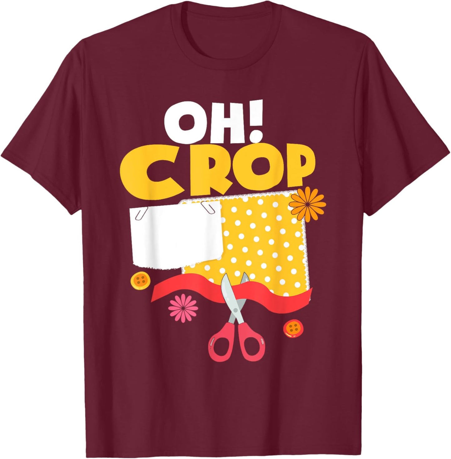 Scrapbooking teen girl funny Scrapbook kids T-Shirt - T-Shirt | Maroon