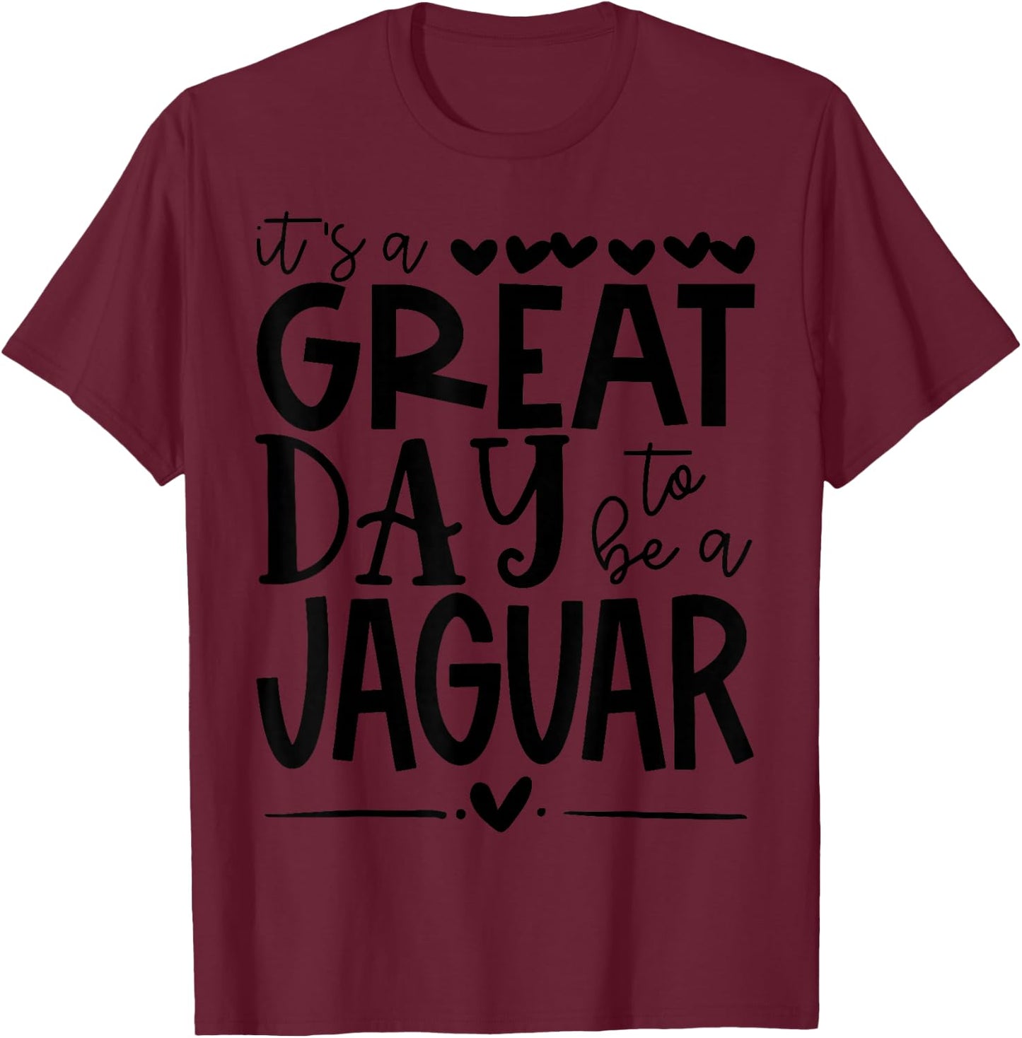 Jaguars Teacher School Sports Fan Team Spirit Great Day T-Shirt - T-Shirt | Maroon