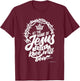 At The Name Of Jesus Every Knee Will Bow T-Shirt - T-Shirt | Maroon
