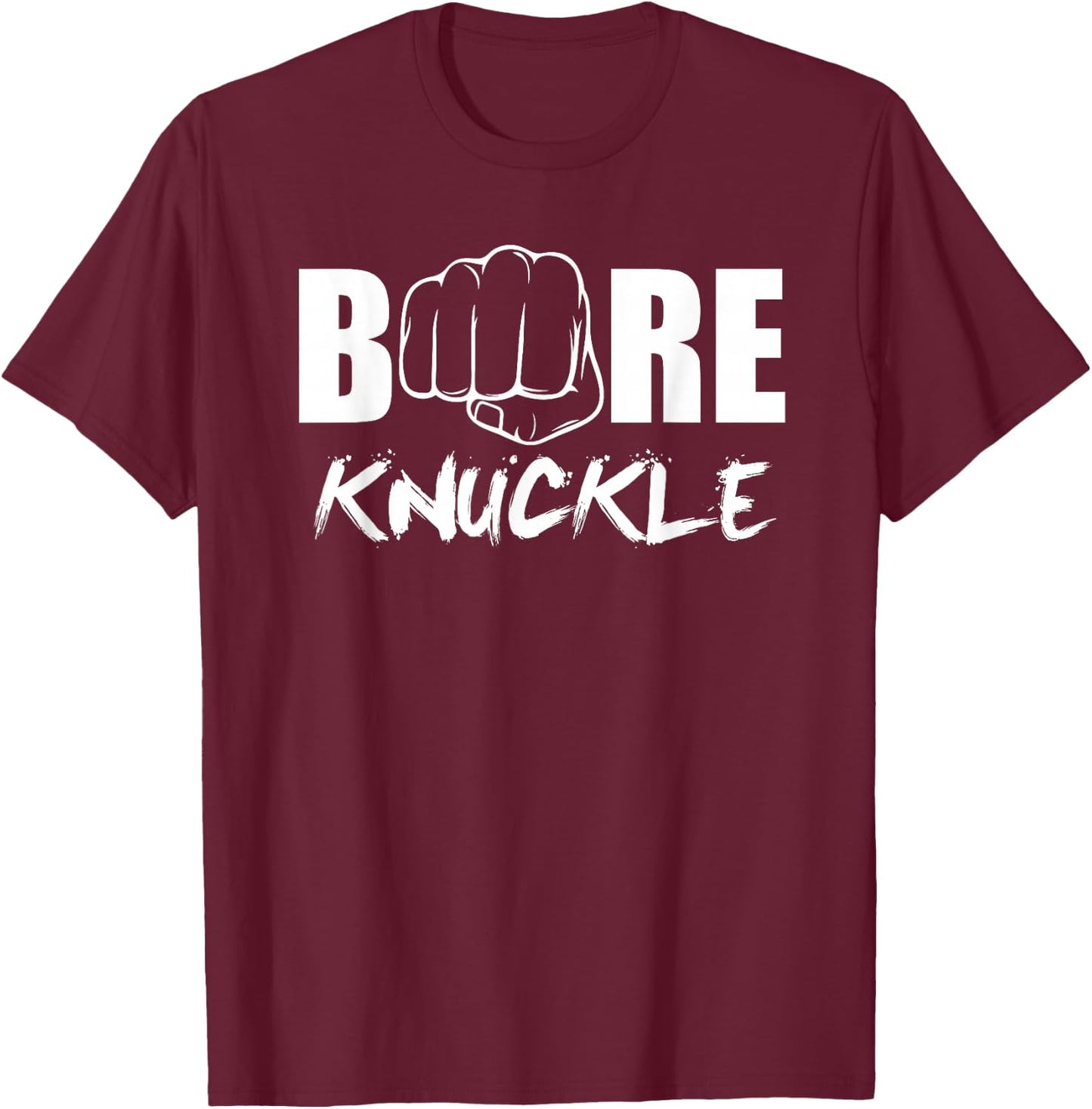 Bare Knuckle Club T-Shirt - T-Shirt | Maroon