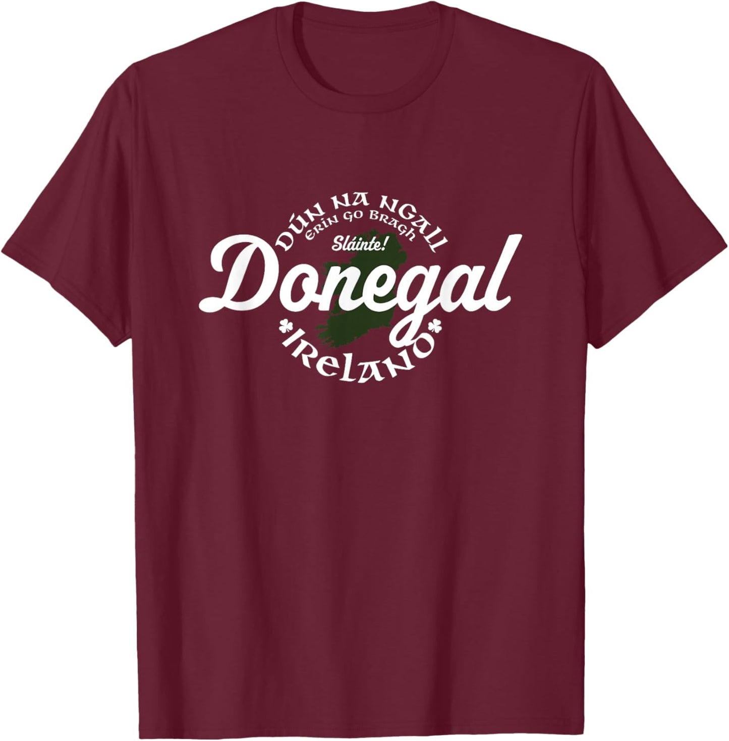 Donegal Ireland T-Shirt - T-Shirt | Maroon