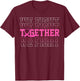 Vintage Retro Pink Ribbon Breast Cancer Awareness T-Shirt - T-Shirt | Maroon