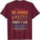 I am Not Ashamed of the Gospel - Christian Bible Verse 4 T-Shirt - T-Shirt | Maroon