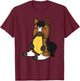 Horse Eating A Taco Pet T-Shirt - T-Shirt | Maroon