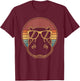 Hippopotamus Sunglass - Sunset Hippo Lover Girl Boys Women T-Shirt - T-Shirt | Maroon