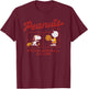 Peanuts - Pickleball Club T-Shirt - T-Shirt | Maroon