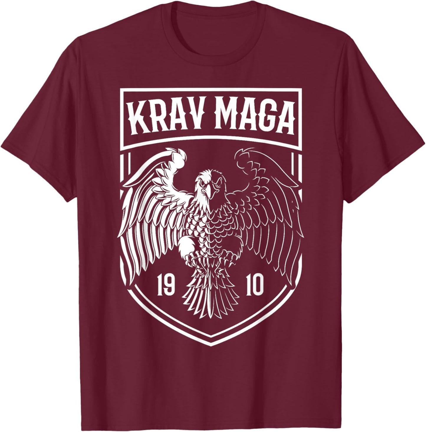 Eagle Krav Maga - Combat and Self Defense Gifts T-Shirt - T-Shirt | Maroon