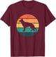 Shepherd Vintage Outfit Men Women Retro German Shepherd T-Shirt - T-Shirt | Maroon