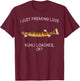 Funny I Just Freaking Love Kuhli Loach Ok? Aquarium Fish T-Shirt - T-Shirt | Maroon