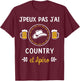 I Can't Have Country , Black, S T-Shirt - T-Shirt | Maroon