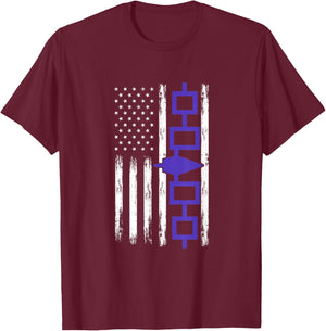 Iroquois Flag - Native Pride American Indian Tribe T-Shirt - T-Shirt | Maroon