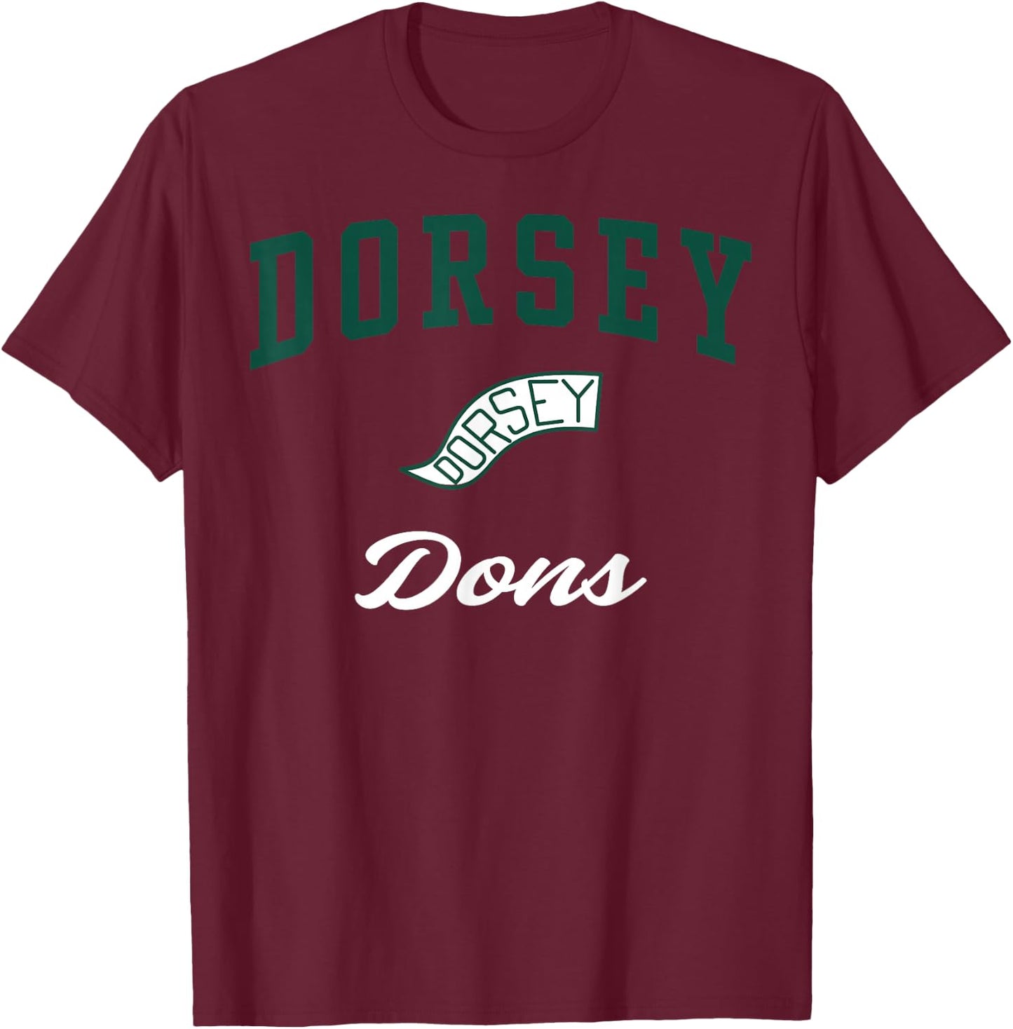 Dorsey High School Dons C3 T-Shirt - T-Shirt | Maroon