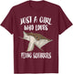 Just A Girl Who Loves Flying Squirrels T-Shirt - T-Shirt | Maroon