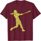 Softball Girl Women Kids Girls T-Shirt - T-Shirt | Maroon