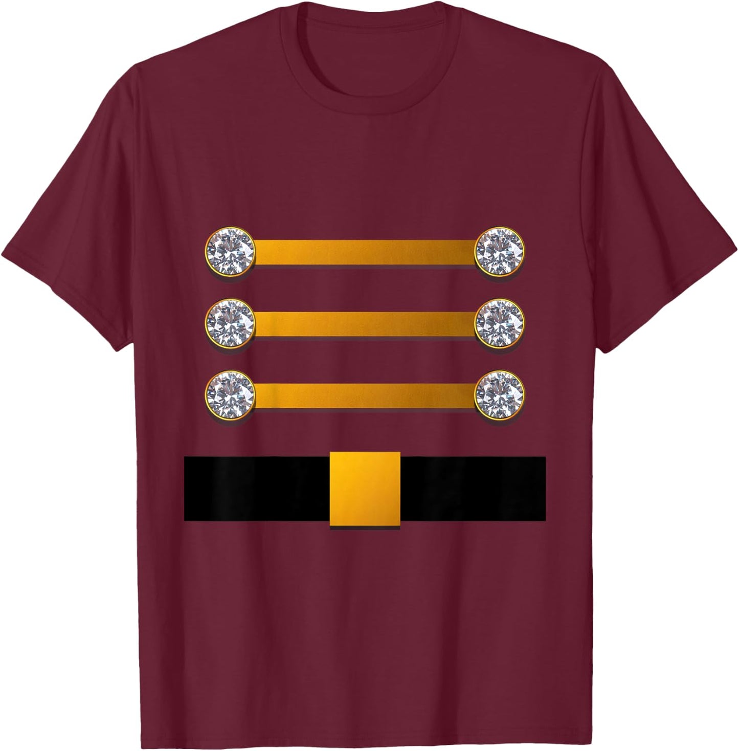 Kids Nutcracker Costume Christmas Little Drummer Boy Outfit T-Shirt - T-Shirt | Maroon
