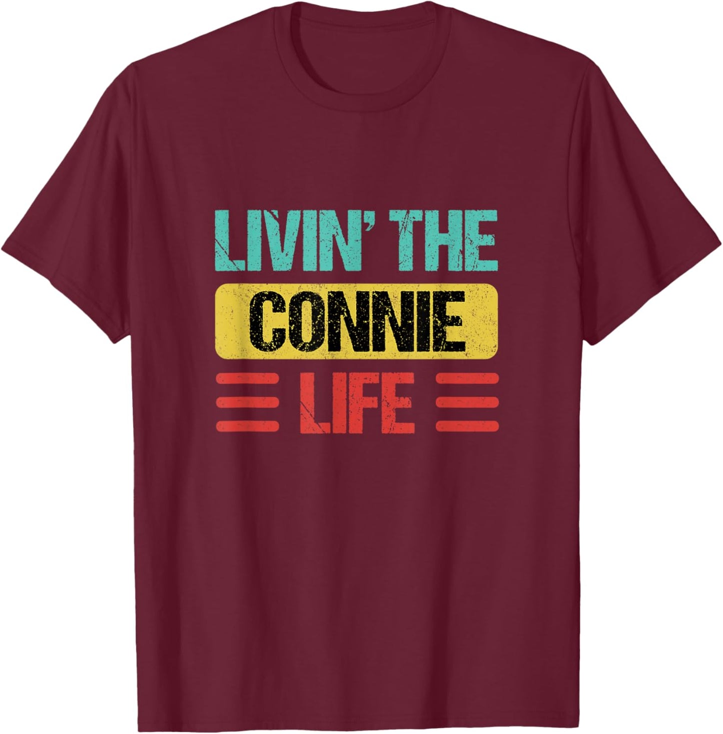 Connie Name T-Shirt - T-Shirt | Maroon