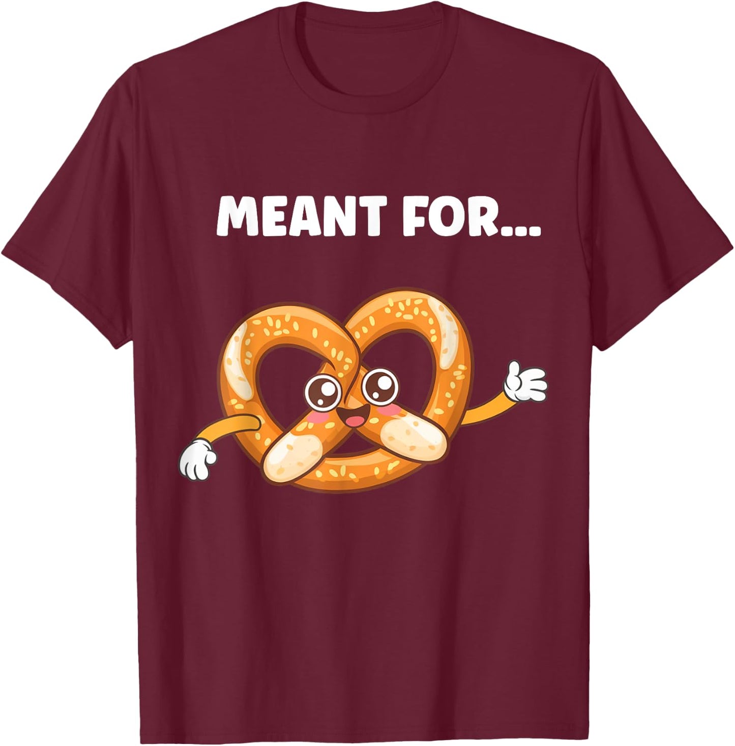 German Pretzel And Beer Matching Couple Outfits T-Shirt - T-Shirt | Maroon
