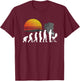 BBQ Evolution - Barbecue Grilling Funny Gift Shirt T-Shirt - T-Shirt | Maroon