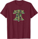 Philly Fan Camo Liberty Bell Philadelphia Bevel T-Shirt - T-Shirt | Maroon