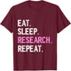 Clinical research coordinator funny science research student T-Shirt - T-Shirt | Maroon