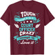 Court Officer Tough Enough Funny Quote Shirt Gift T-Shirt - T-Shirt | Maroon