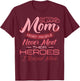 National Guard Mom Army Military Mom Mother's Day T-Shirt - T-Shirt | Maroon