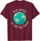 This World is Not My Home Bible Verse Christian Faith in God T-Shirt - T-Shirt | Maroon