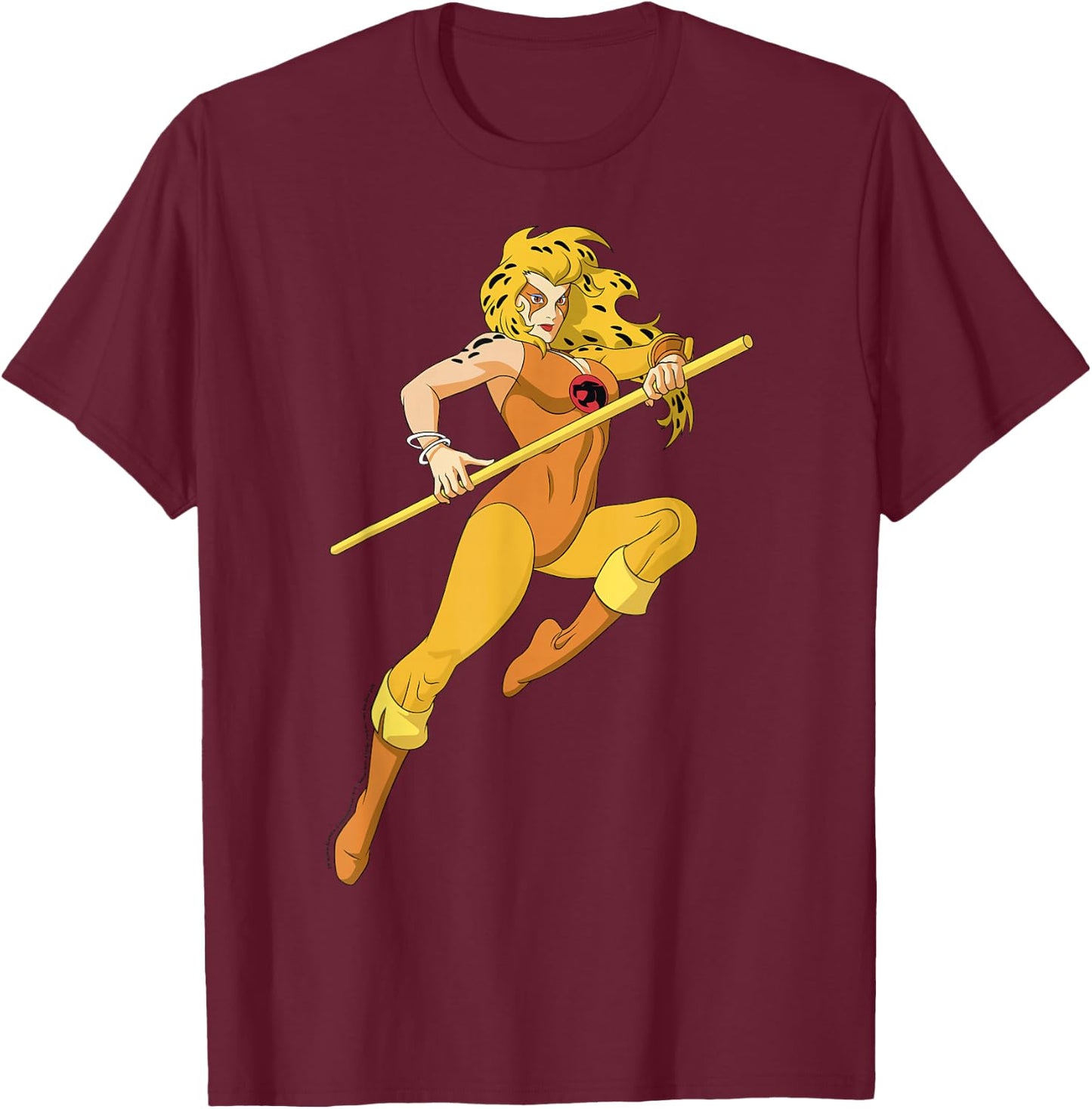 Thundercats Cheetara Portrait Small T-Shirt - T-Shirt | Maroon