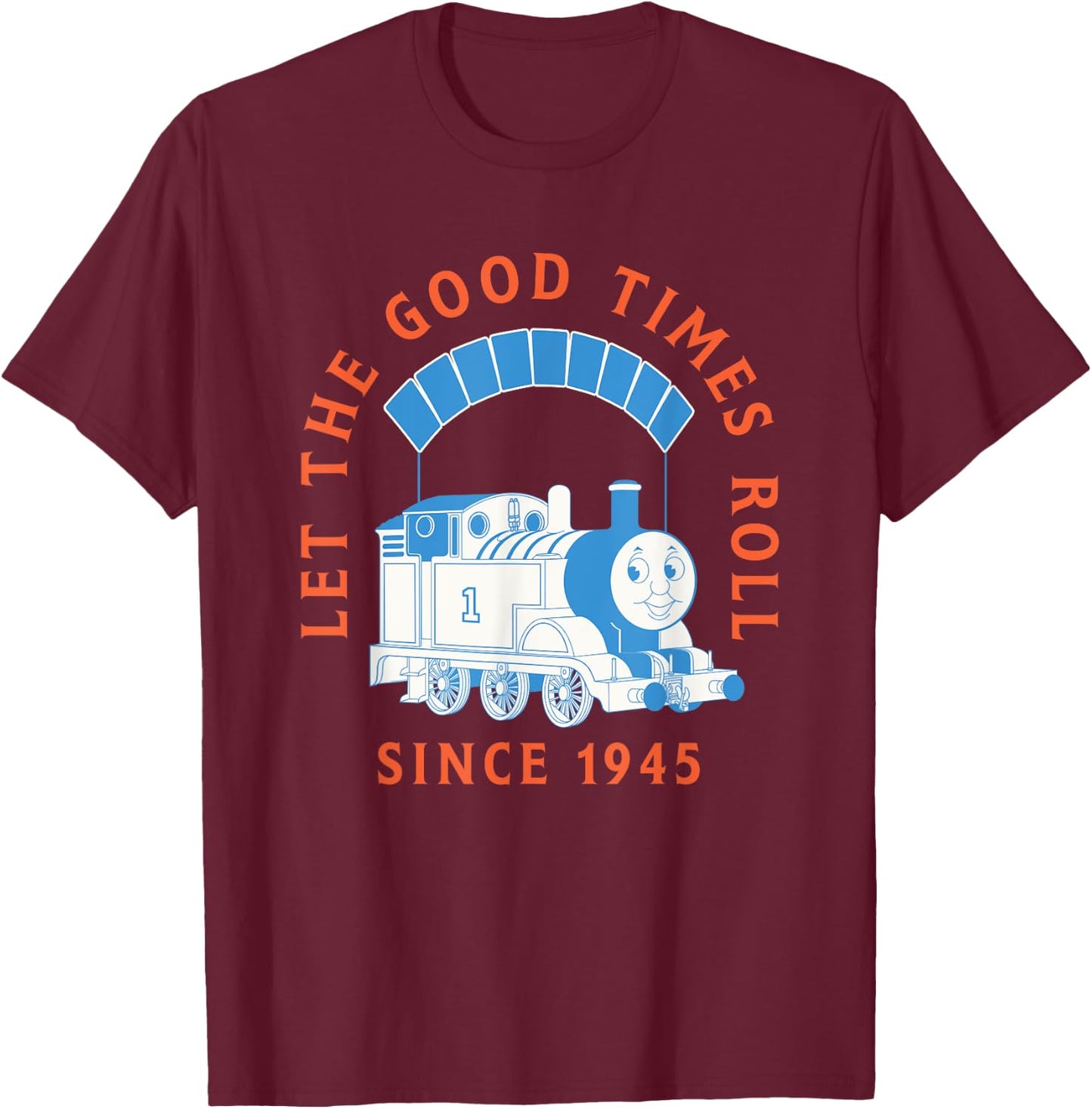 Thomas & Friends Let the Good Times Roll T-Shirt - T-Shirt | Maroon