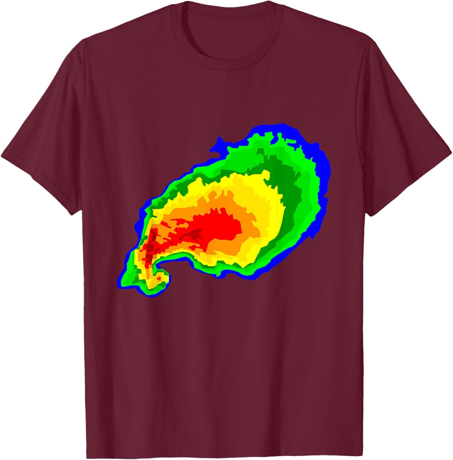 Meteorologist Hunting Storms Cumulonimbus, Twisting Storm T-Shirt - T-Shirt | Maroon