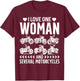 Bike Riding I Love One Woman And Several Motorcycles Rider T-Shirt - T-Shirt | Maroon