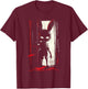 Horror Evil Bunny Rabbit Slasher Creepy Door Alt Goth T-Shirt - T-Shirt | Maroon