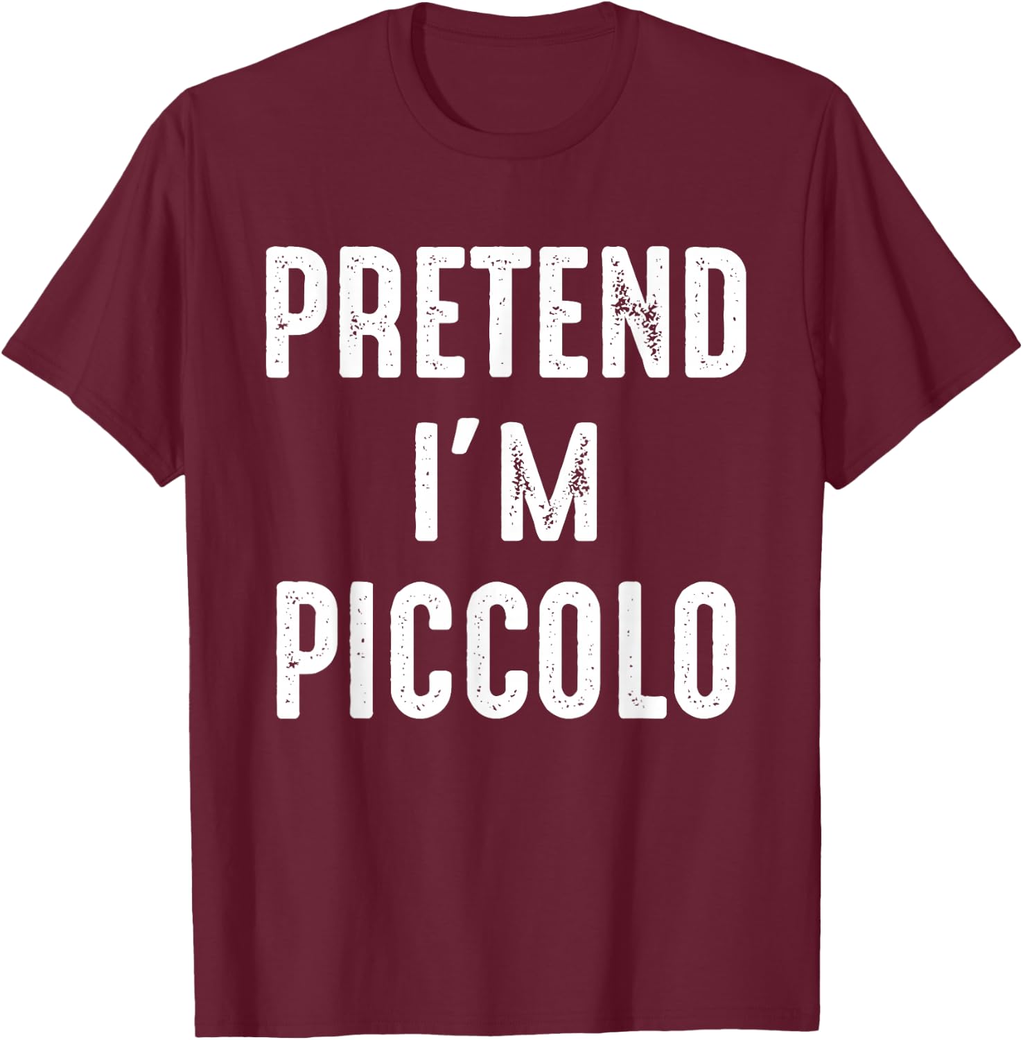 Pretend I'm Piccolo Family Matching Halloween Costume T-Shirt - T-Shirt | Maroon