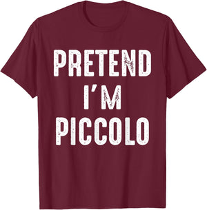 Pretend I'm Piccolo Family Matching Halloween Costume T-Shirt - T-Shirt | Maroon