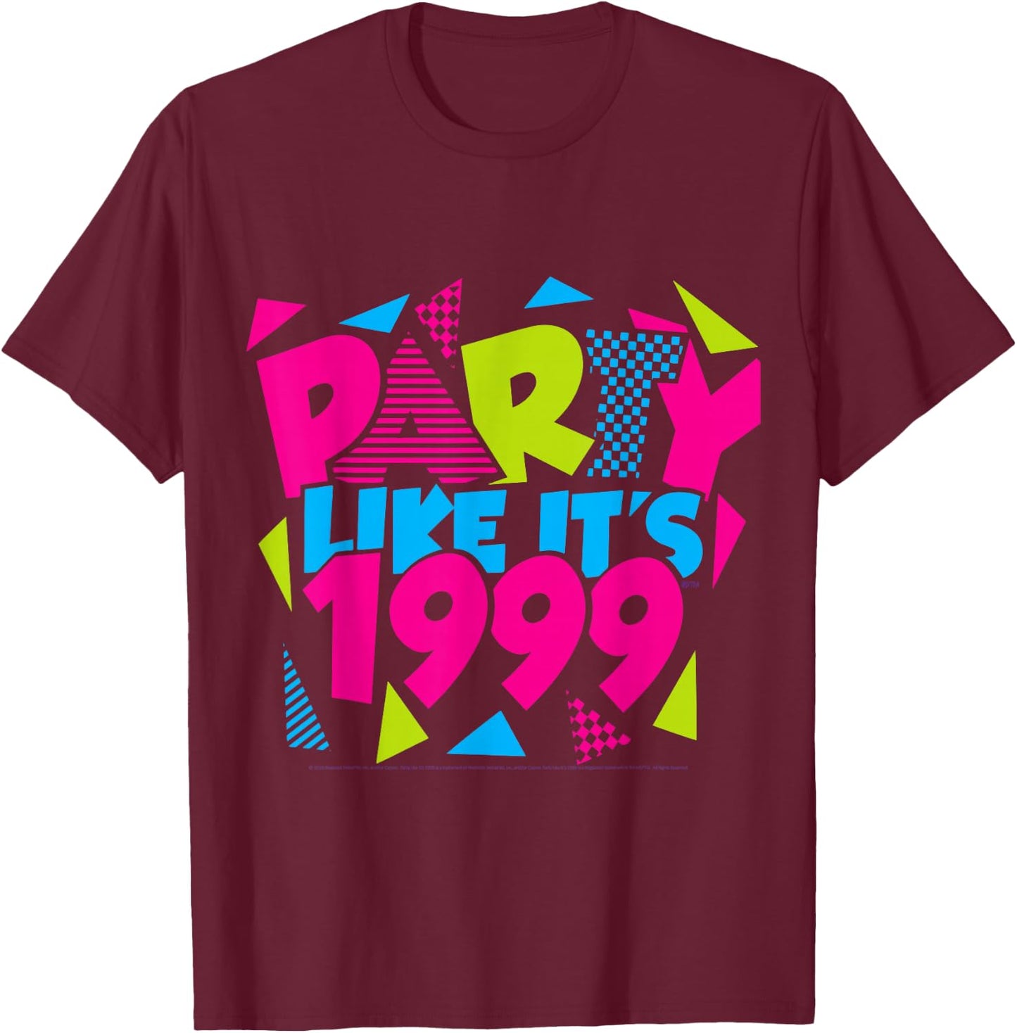 Party Like Its 1999 - Funky1 PBG Design T-Shirt - T-Shirt | Maroon
