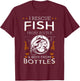 I Rescue Fish From Water And Beer From Bottles Fishing T-Shirt - T-Shirt | Maroon
