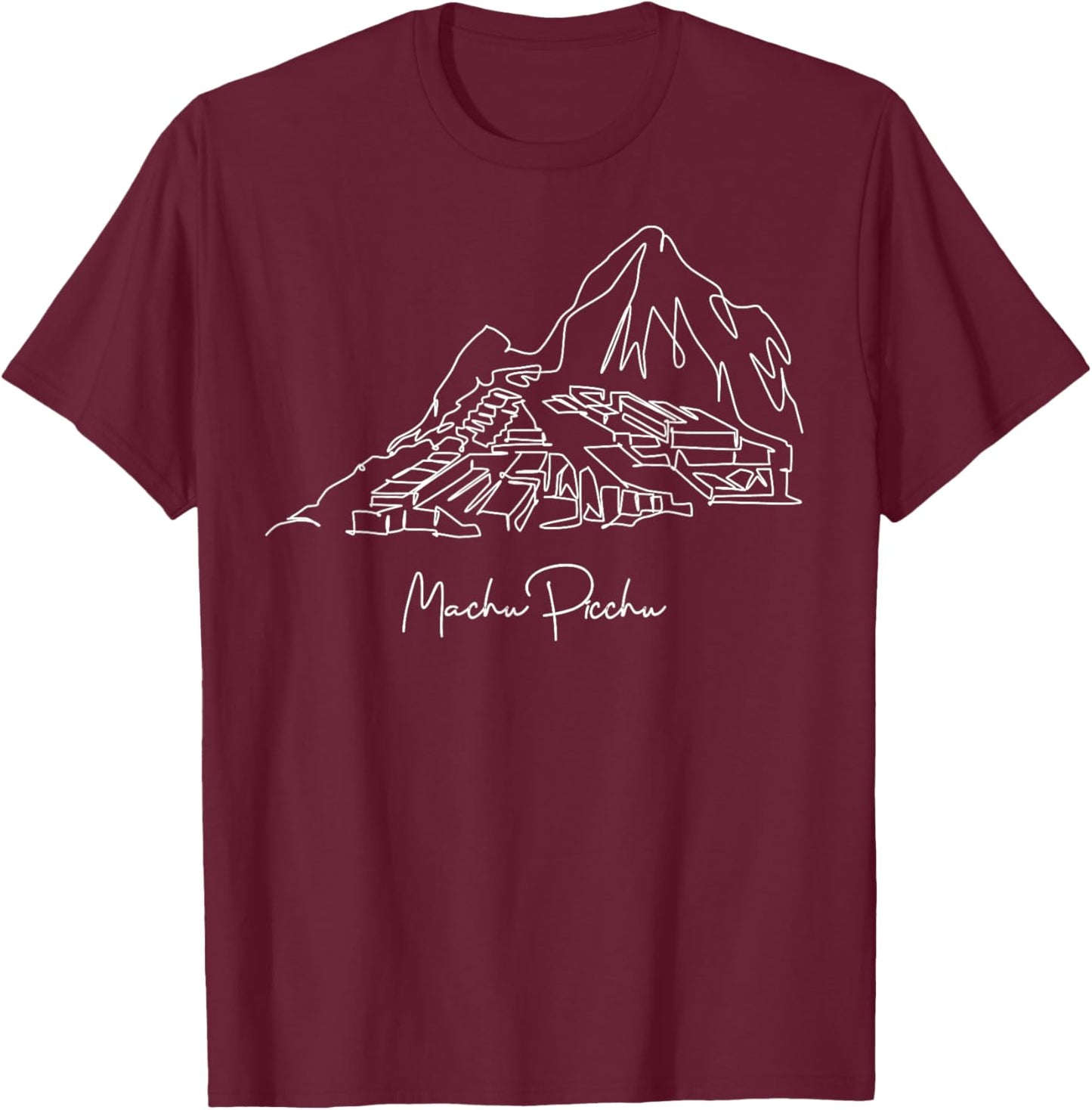 Travel Peru Lima Machu Picchu Cusco Family Vacation Souvenir T-Shirt - T-Shirt | Maroon