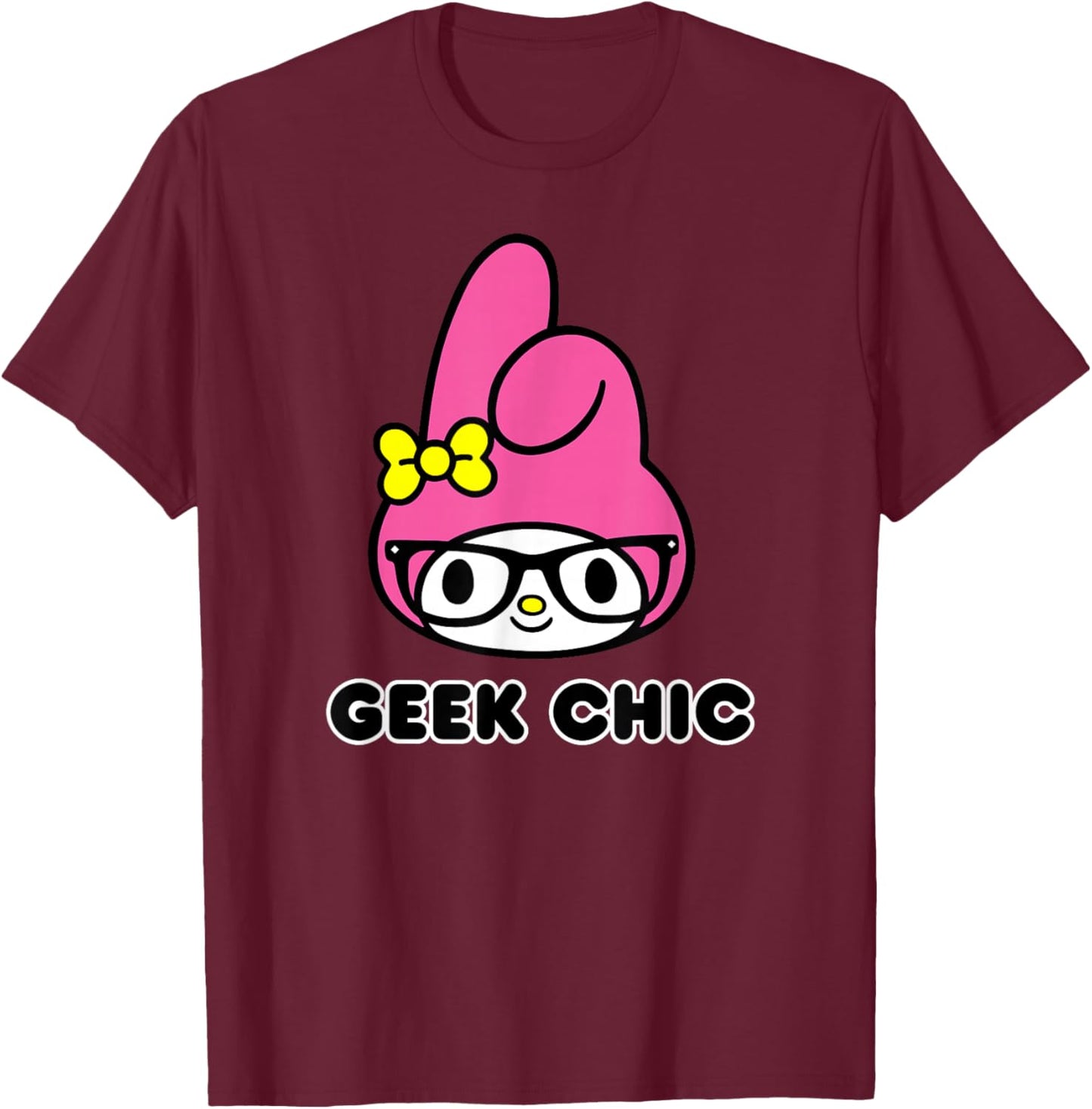 My Melody Geek Chic T-Shirt - T-Shirt | Maroon