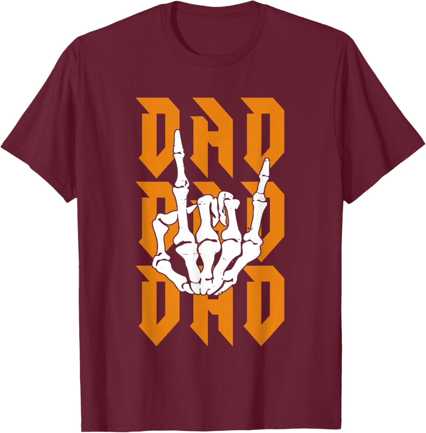 Bad Two Dad To The Bone Birthday 2 Years Old Funny T-Shirt - T-Shirt | Maroon