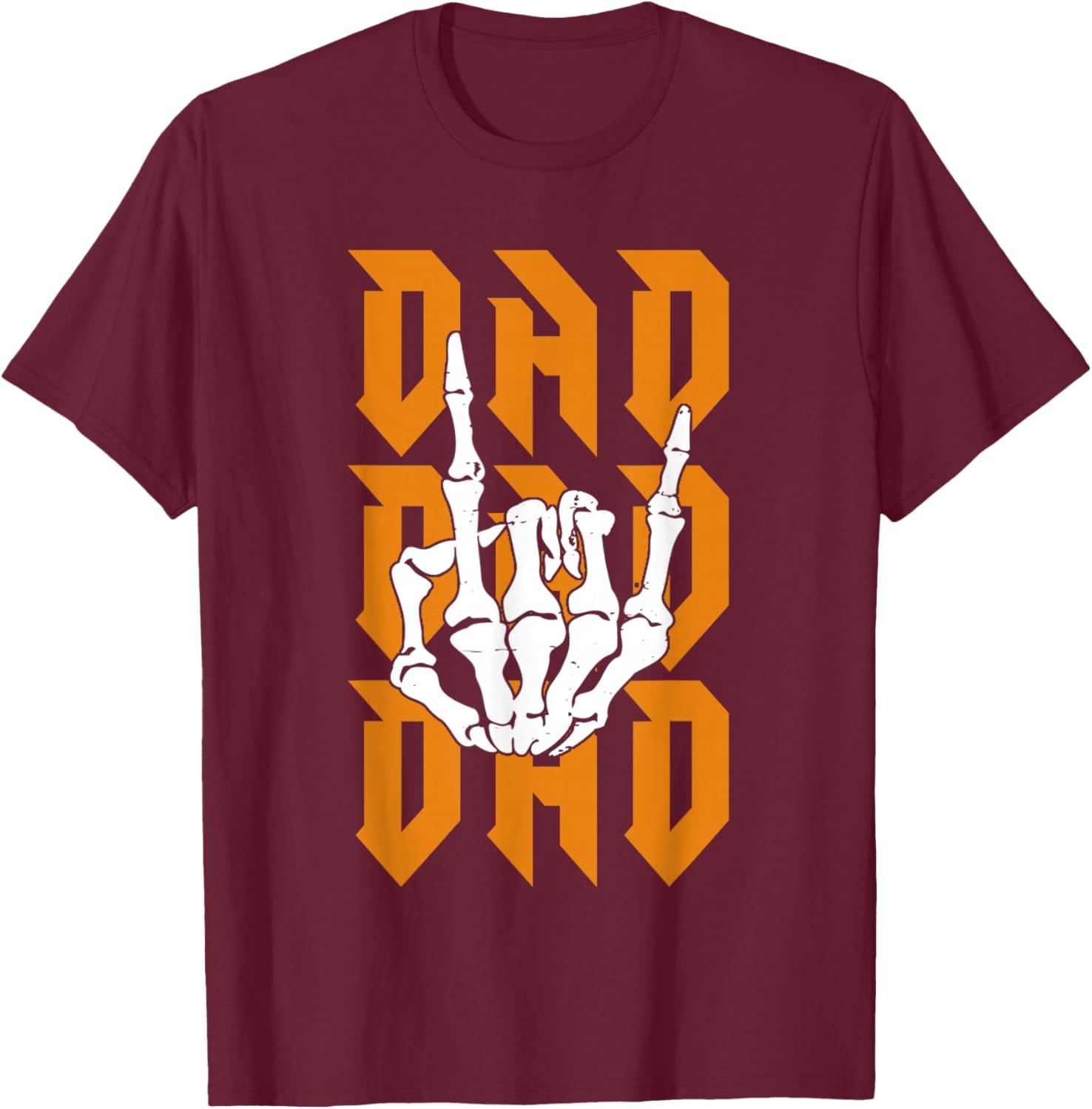 Bad Two Dad To The Bone Birthday 2 Years Old Funny T-Shirt - T-Shirt | Maroon